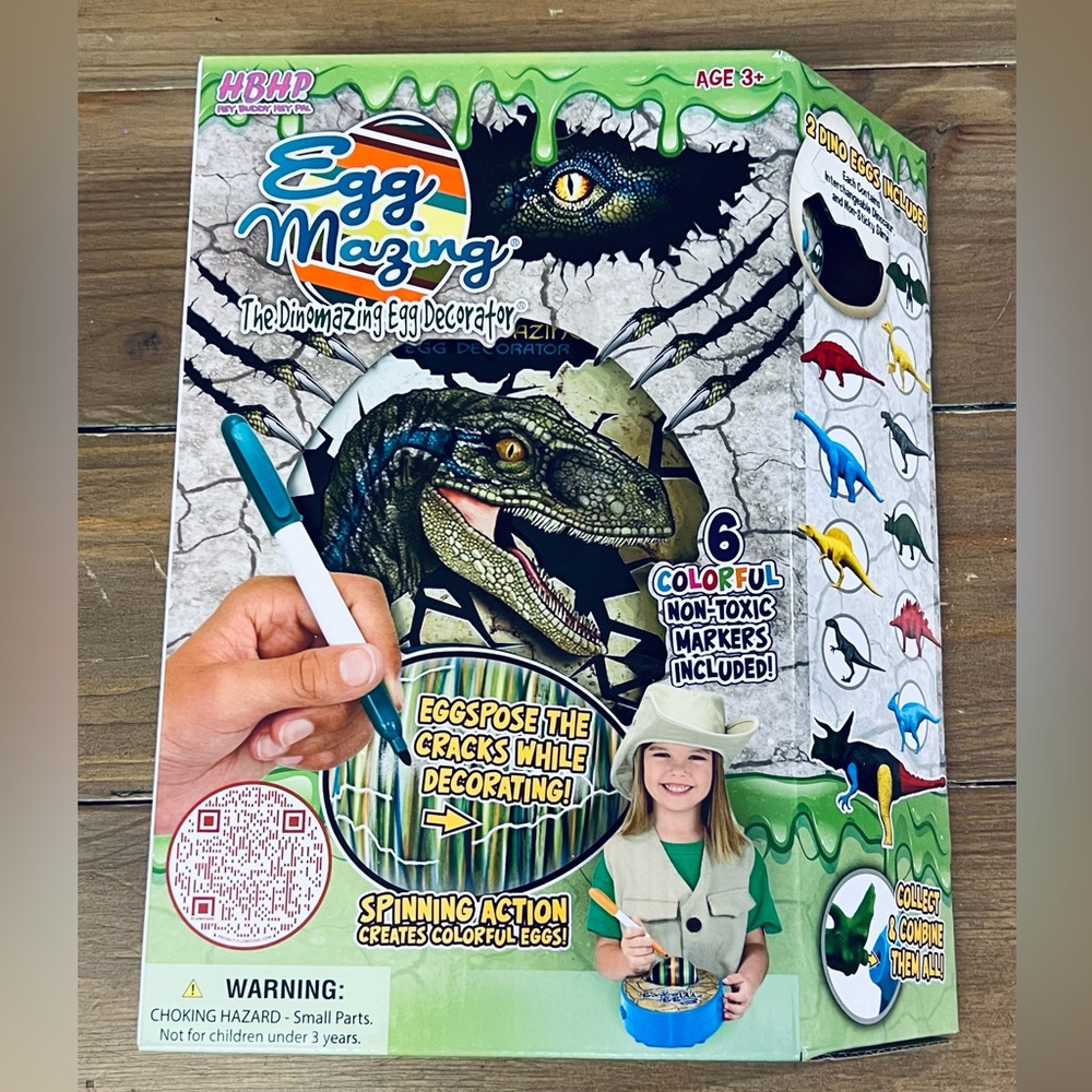 Dino Eggmazing Easter Egg Spinner Decorator